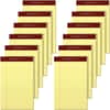 TOP63900 - Docket Gold Jr. Legal Ruled Canary Legal Pads - Jr.Legal, 50 Sheets, 0.28" Ruled, 20 lb Basis Weight, Jr.Legal, 5" x 8" Sheet Size, Canary Paper, Burgundy Binding, Hard Cover, Perforated, Heavyweight