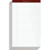 TOP63990 - Docket Gold Legal Ruled White Legal Pads - Legal, 50 Sheets, Double Stitched, 0.34" Ruled, 20 lb Basis Weight, Legal, 8 1/2" x 14" Sheet Size, White Paper, Burgundy Binding