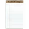 TOP74830 - Second Nature Recycled Writing Pads, 50 Sheets, 0.28" Ruled, 16 lb Basis Weight, Jr.Legal, 5" x 8" Sheet Size, White Paper, Perforated, Recycled, 1 Dozen