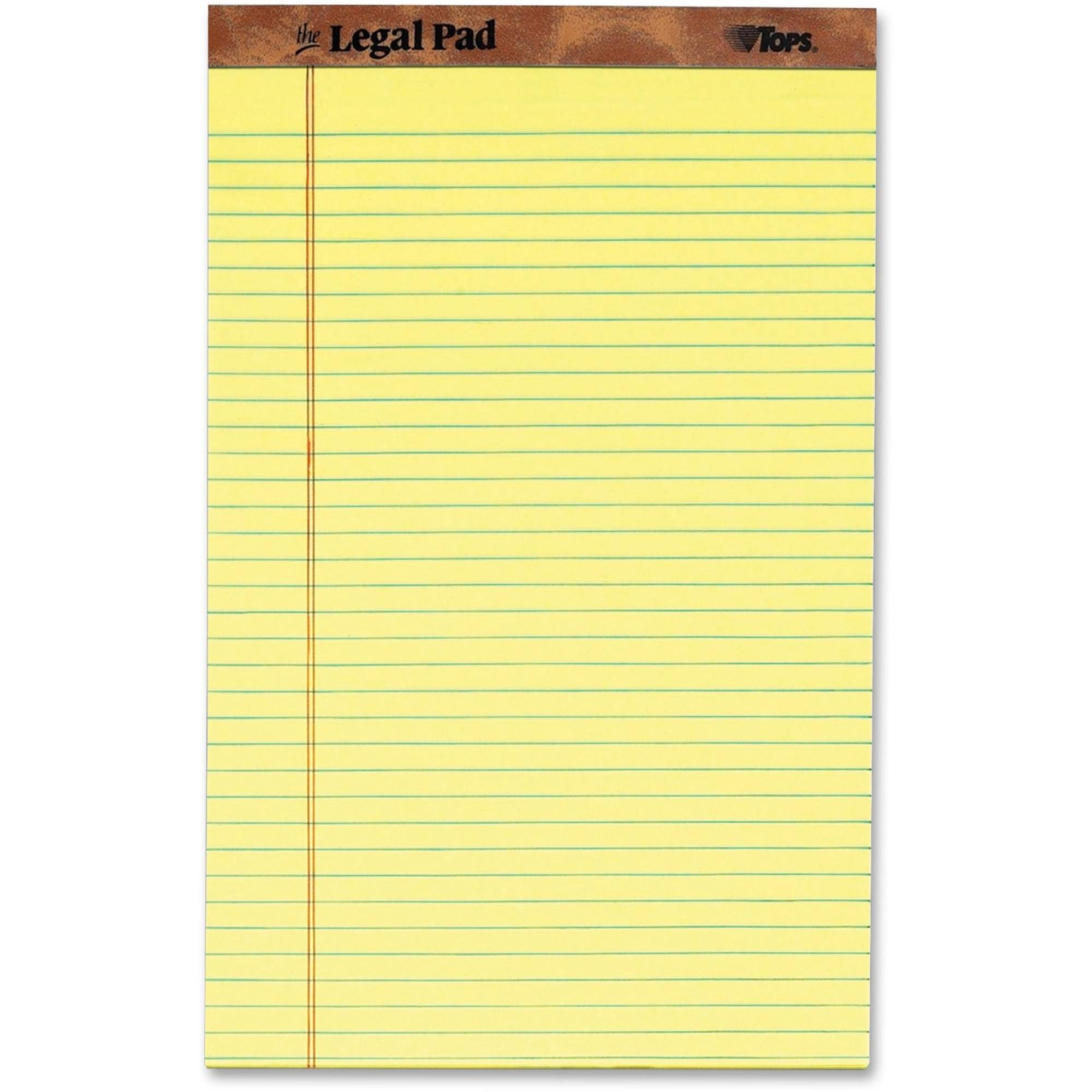 【美品】Tops Legal Pad(リーガルパッド) 50枚入り 12パッド The Legal Rule Writing Pads - Legal by TOPS TOP7572