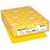 WAU22731 - Colored Cardstock - Solar Yellow, Letter, 8 1/2" x 11", 65 lb Basis Weight, Smooth, Acid-free, Lignin-free, Durable, Heavyweight, Solar Yellow, 1 Pack