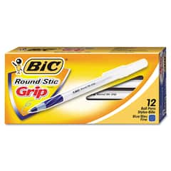 BIC® Round Stic® Grip Ballpoint Pen