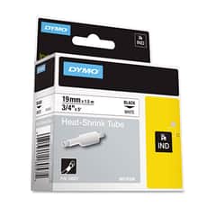 Rhino Heat Shrink Tubes Industrial Label Tape Cassette, 3/4" x 5 ft, White