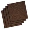 QRT101 - Cork Panels, 12" x 0.38" x 12", Brown, 4/Pack