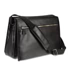 Carry items in leather briefcase