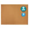 QRT304 - Classic Series Cork Bulletin Board, 36" Board Height x 48" Board Width, Brown Natural Cork Surface, Self-healing, Flexible, Durable, Oak Frame, 1 Each