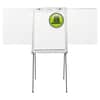 QRT81E - Dry Erase Steel Easel, 29" x 40", White Surface, Satin Aluminum Frame