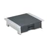 FEL8032601 - Office Suites Printer/Machine Stand, 21.25 x 18.06 x 5.25, Black/Silver
