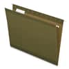 PFXRCY415215SGR - Earthwise by Pendaflex 100% Recycled Colored Hanging File Folders, Printable Inserts, Letter Size, 1/5-Cut Tabs, Green, 25/BX