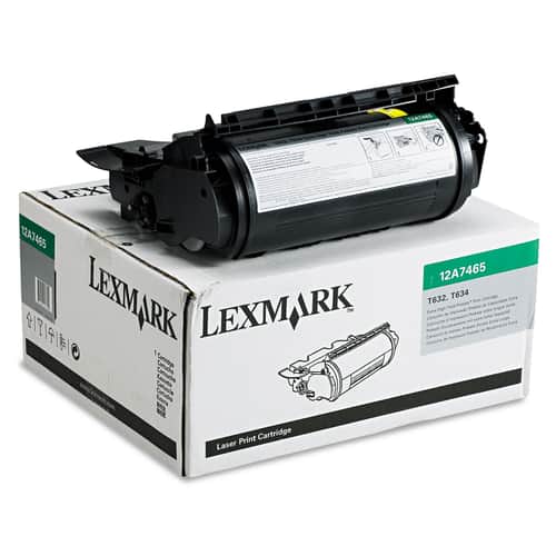 12a7465 Return Program Extra High Yield Toner By Lexmark™ Lex12a7465 