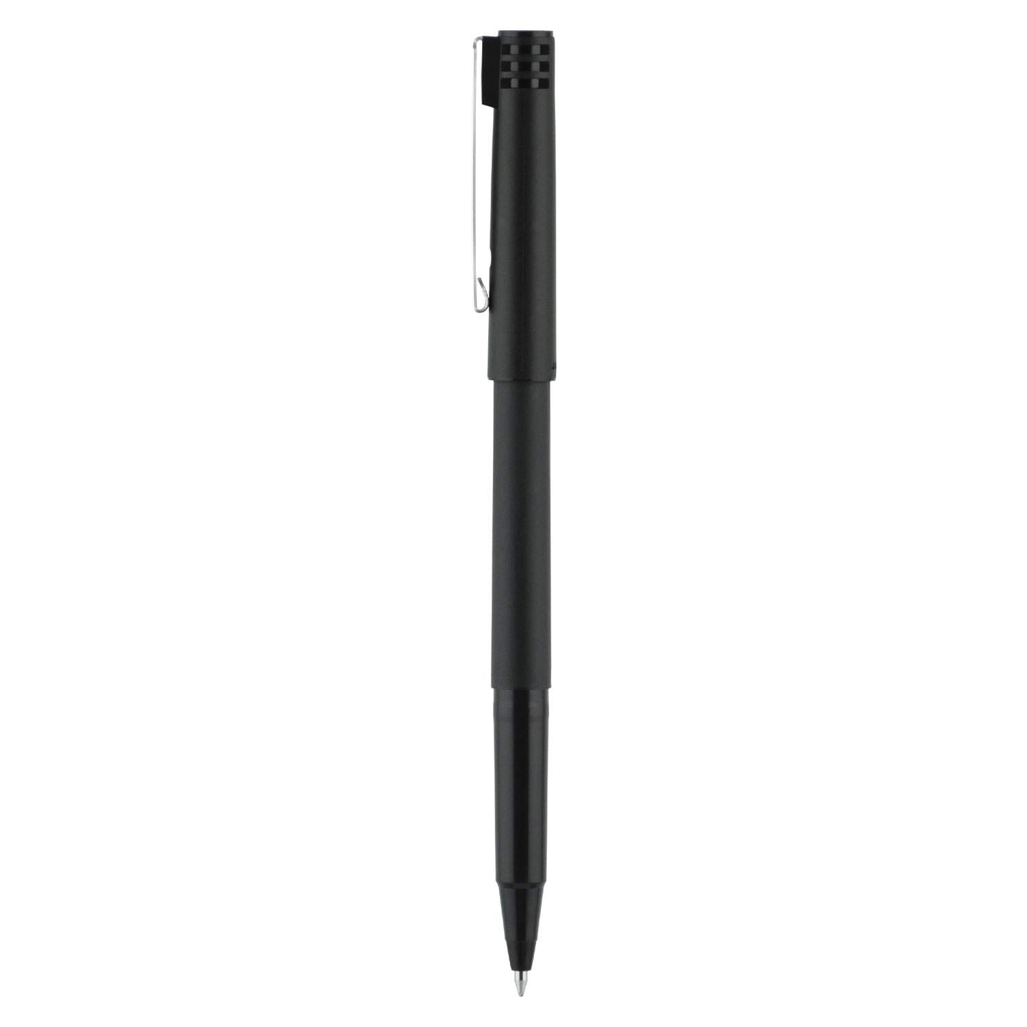 Uni-ball ONE Druck-Gelschreiber – 0,5 Mm Mikrospitze, Schwarze Tinte, 5er Pack, Schnell Trocknend