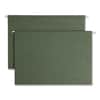 SMD64359 - Box Bottom Hanging File Folders, 2" Capacity, Legal Size, Standard Green, 25/Box