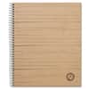 UNV66208 - Deluxe Sugarcane Based Notebooks, 1-Subject, Medium/College Rule, Brown Kraft Cover, (100) 11 x 8.5 Sheets