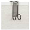 SAF4229BL - Onyx Panel/Door Coat Hook, Steel, Charcoal