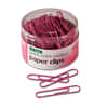 OIC08908 - Pink Coated Paper Clips, Breast Cancer Awareness, Giant, PET-Coated, Pink, 80/Pack