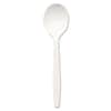 DXEPSM21 - Plastic Cutlery, Mediumweight Soup Spoon, White, 1,000/Carton