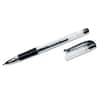NSN4845250 - 7520014845250, SKILCRAFT AlphaGel Gel Pen, Stick, Medium 0.7 mm, Black Ink, Clear Barrel, Dozen