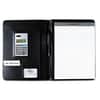 NSN4844563 - 7510014844563, SKILCRAFT Black Leather Look Portfolio, Solar Calculator/Writing Pad/Pen