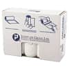 IBSS404817N - High-Density Commercial Can Liners, 45 gal, 17 mic, 40" x 48", Clear, Interleaved Roll, 25 Bags/Roll, 10 Rolls/Carton
