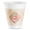 DCC12X16G - Cafe G Foam Hot/Cold Cups, 12 oz, Brown/Red/White, 1,000/Carton