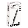 UBC33950 - Signo 207 Gel Pen, Retractable, Medium 0.7 mm, Black Ink, Smoke/Black Barrel, Dozen