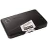 AVE21381 - Pre-Inked Foam Stamp Pad, 4.25" x 2.75", Black