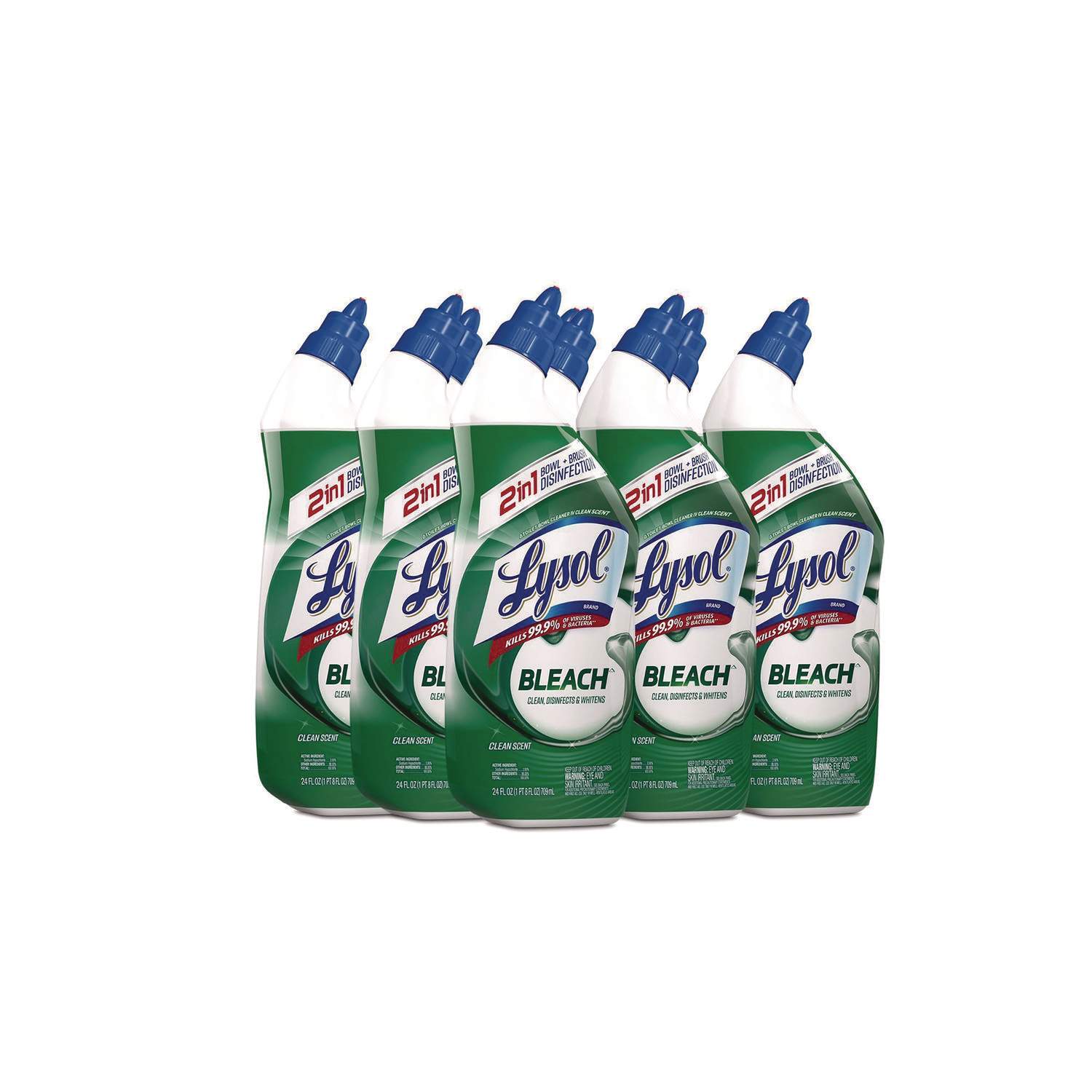 【tofu】BLEACH Bleach Toilet Bowl Cleaner by Lysol RAC98014 | OnTimeSupplies.com
