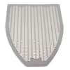 IMP1525 - Disposable Urinal Floor Mat, Shield-Shaped, Orchard Zing Scent, Gray Non-Slip Perforated Surface, 17.5" x 20.38", 6/Carton