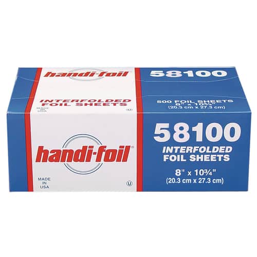 Interfolded Foil Sheets by HandiFoil of America® HFA58100