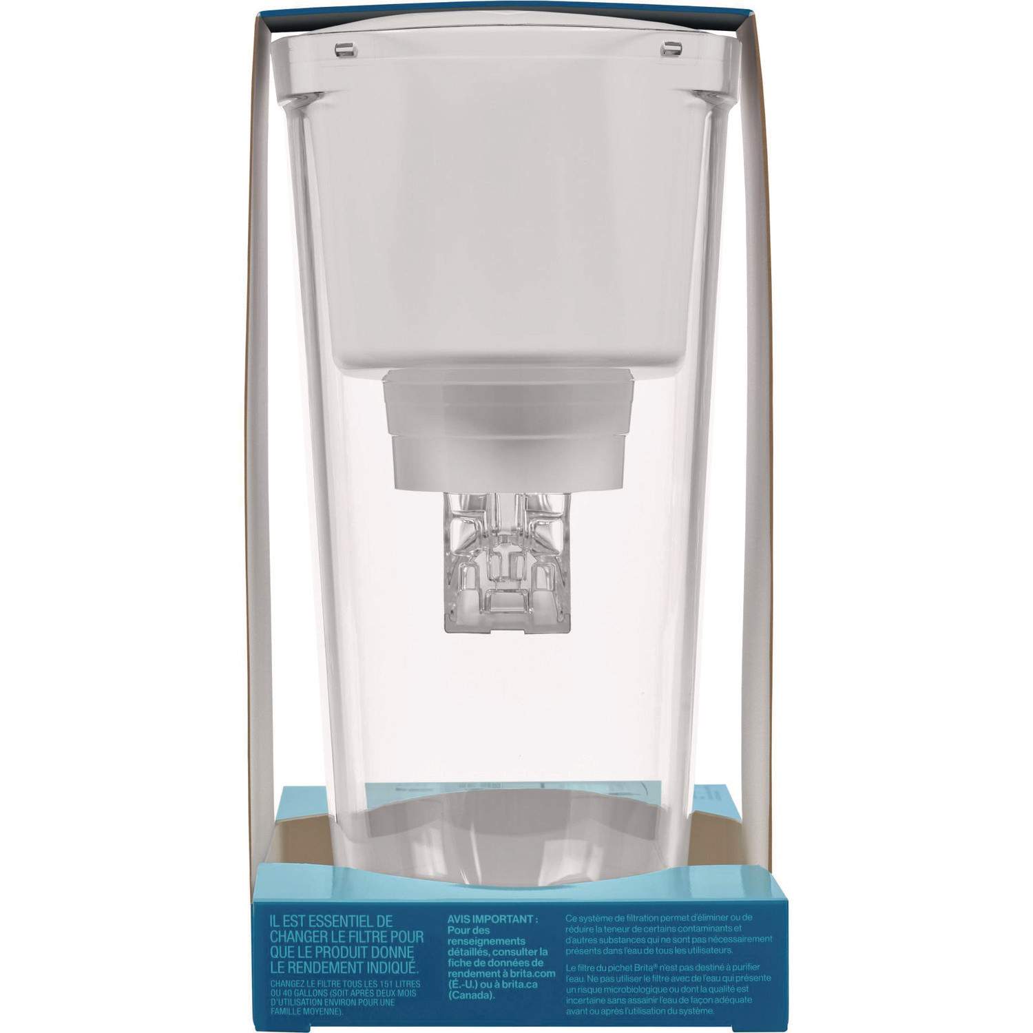 リール brighteyes53jp Small 6-Cup Water Filter Pitcher with 1 Standard Filter by