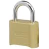 MLK175D - Resettable Combination Padlock, 2" Wide, Brass