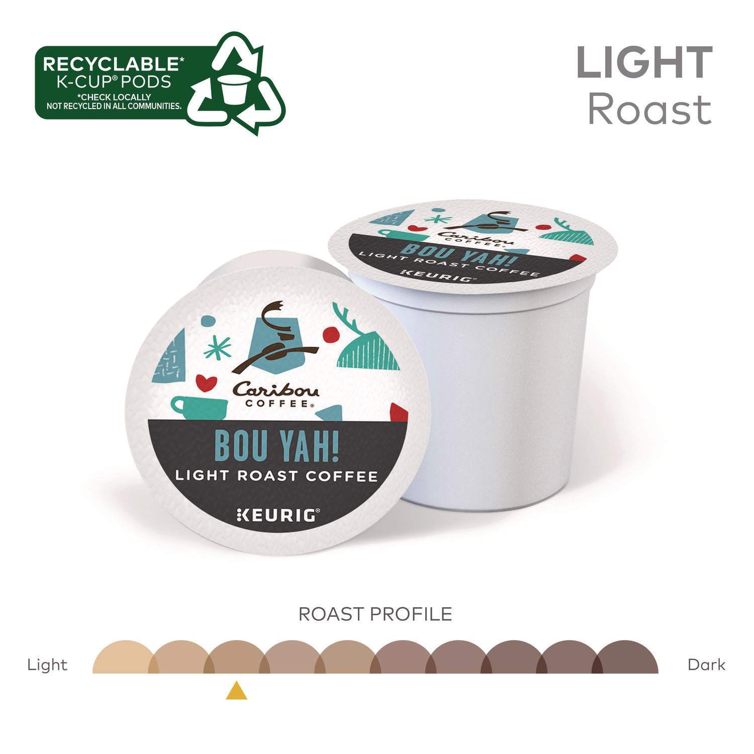 BOU YAH K-Cup Pods by Caribou Coffee® GMT6865