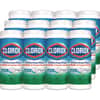 CLO01593CT - Disinfecting Wipes, Bleach Free Cleaning Wipes, 1-Ply, 7 x 8, Fresh Scent, White, 35/Canister, 12 Canisters/Carton