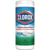 CLO01593EA - Disinfecting Wipes, Bleach Free Cleaning Wipes, 1-Ply, 7 x 8, Fresh Scent, White, 35/Canister