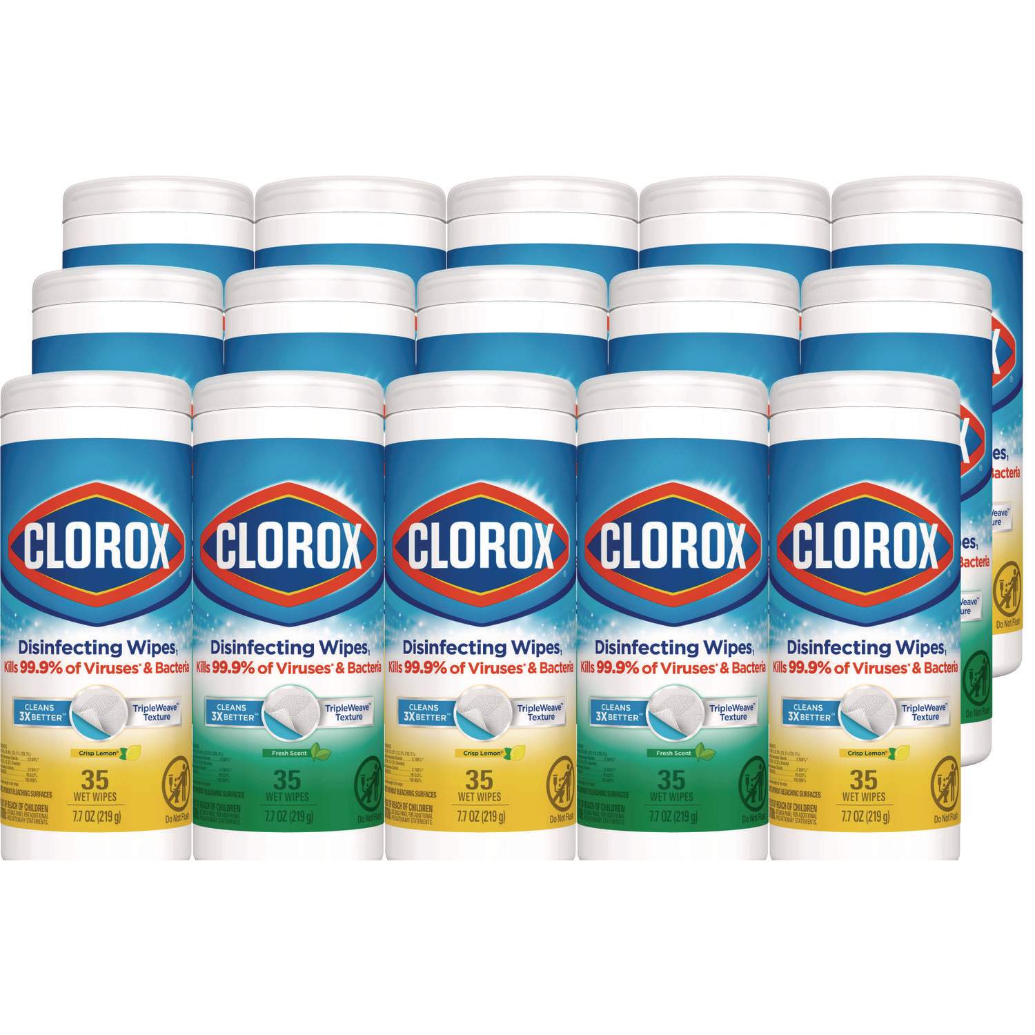 Disinfecting Cleaning Wipes Value Pack by Clorox® CLO30112CT