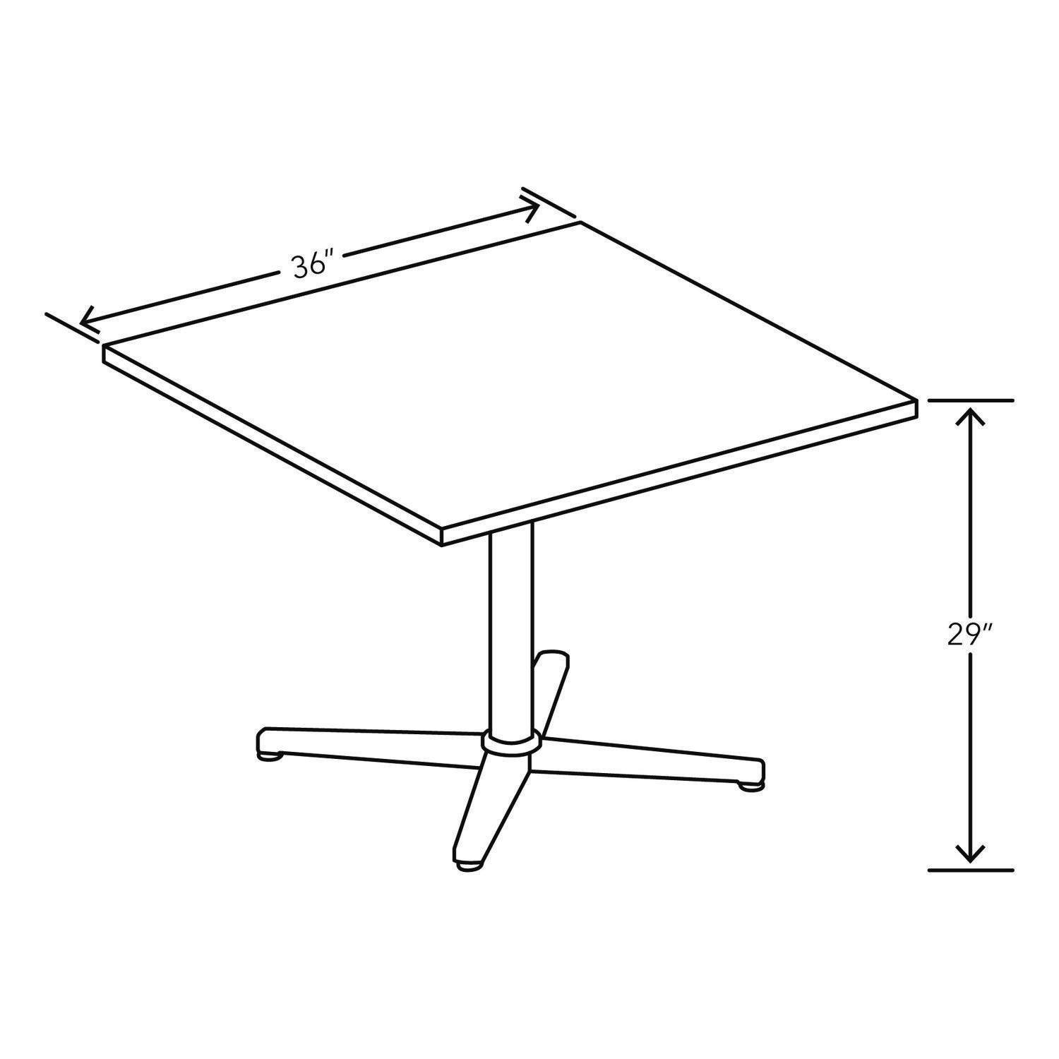 Arrange Table Tops by HON® HONCTSQ36NLK1KI | OnTimeSupplies.com