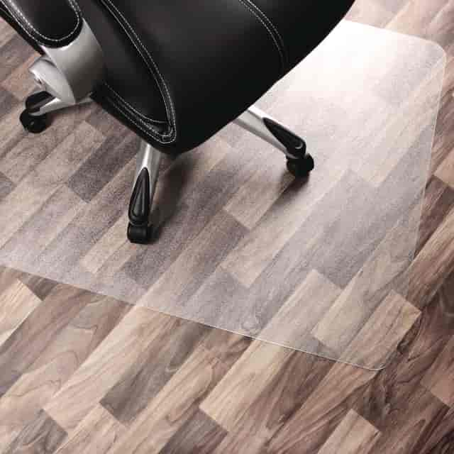 Cleartex Unomat Anti-Slip Chair Mat for Hard Floors/Flat Pile Carpets, 35 x 47, Clear