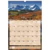 AAGDMW20128 - Scenic Monthly Wall Calendar, Landscape Photography, 15.5 x 22.75, White/Multicolor Sheets, 12-Month (Jan-Dec): 2025