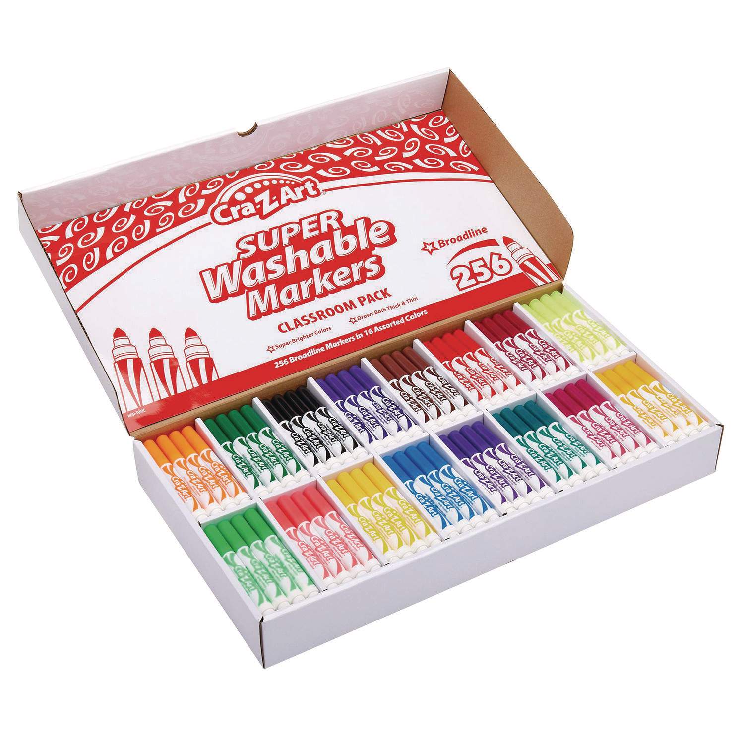 BLASTRACH MASSIVE MARKERビンディング&G3シールセット Super Washable Markers Classpack by Cra-Z-Art® CZA740091