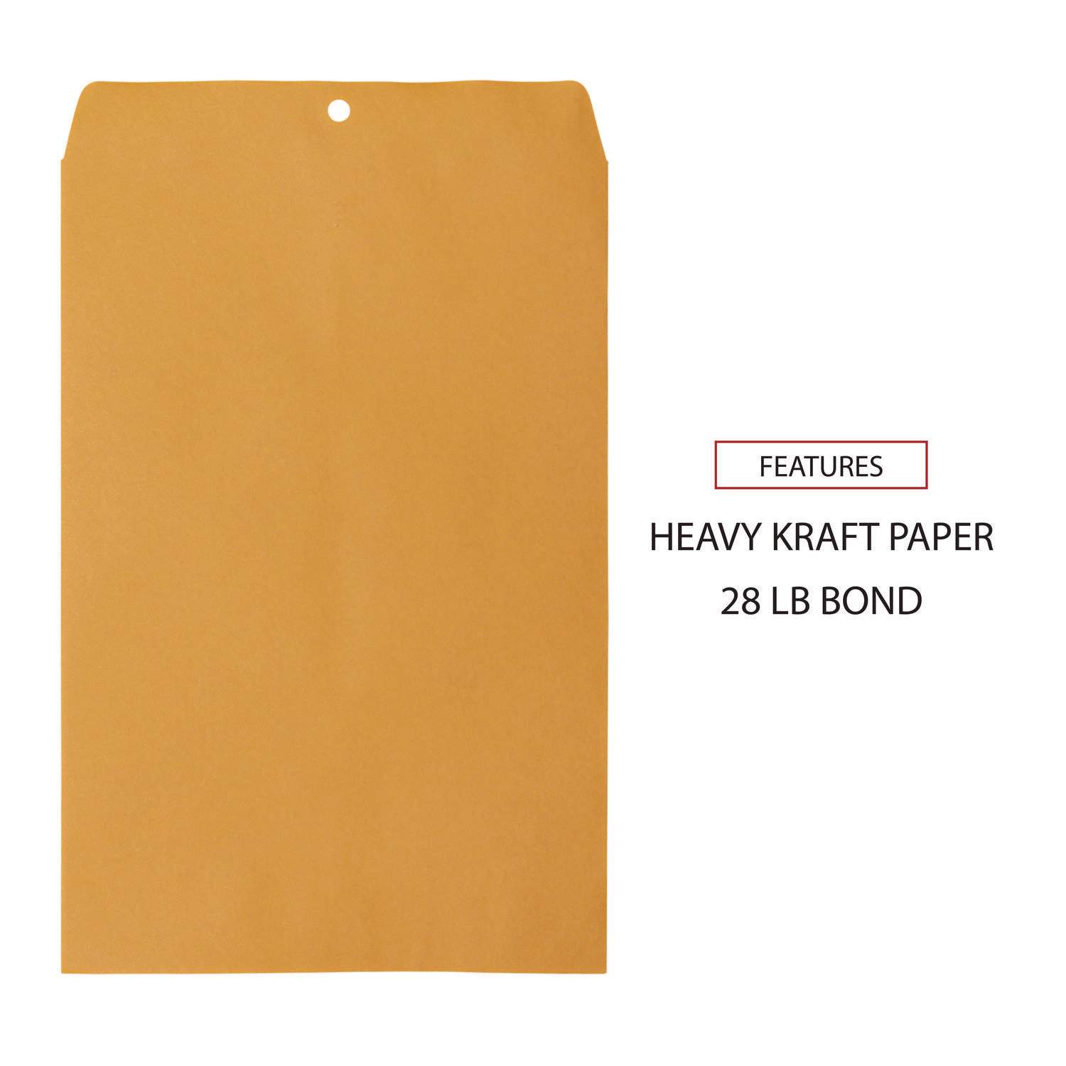 Kraft Clasp Envelope by Universal® UNV35268 | OnTimeSupplies.com