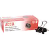 ACC72010 - Binder Clips, Mini, Black/Silver, Dozen