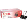 ACC72020 - Binder Clips, Small, Black Silver, Dozen