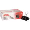 ACC72100 - Binder Clips, Large, Black/Silver, Dozen
