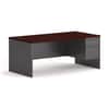 HON38293RNS - 38000 Series Right Pedestal Desk, 72" x 36" x 29.5", Mahogany/Charcoal