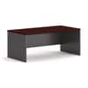 HON38934NS - 38000 Series Desk Shell, 72" x 36" x 29.5", Mahogany/Charcoal