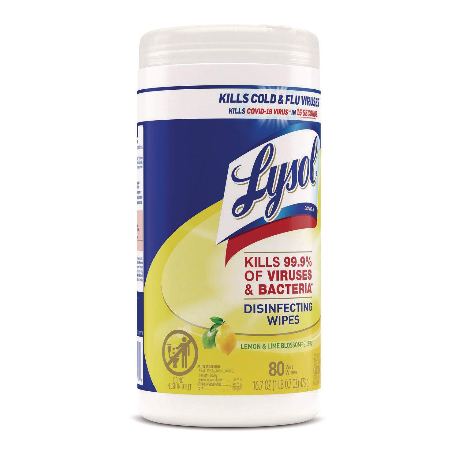 Disinfecting Wipes by Lysol RAC77182CT | OnTimeSupplies.com