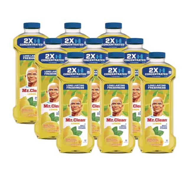 Multipurpose Cleaning Solution, Lemon, 23 oz Bottle, 9/Carton Multipurpose Cleaning Solution, Lemon, 23 oz Bottle, 9/Carton