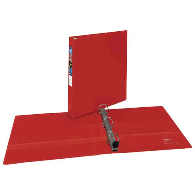 Heavy-Duty Non-View Binder with DuraHinge and One Touch EZD Rings, 3 Rings, 1