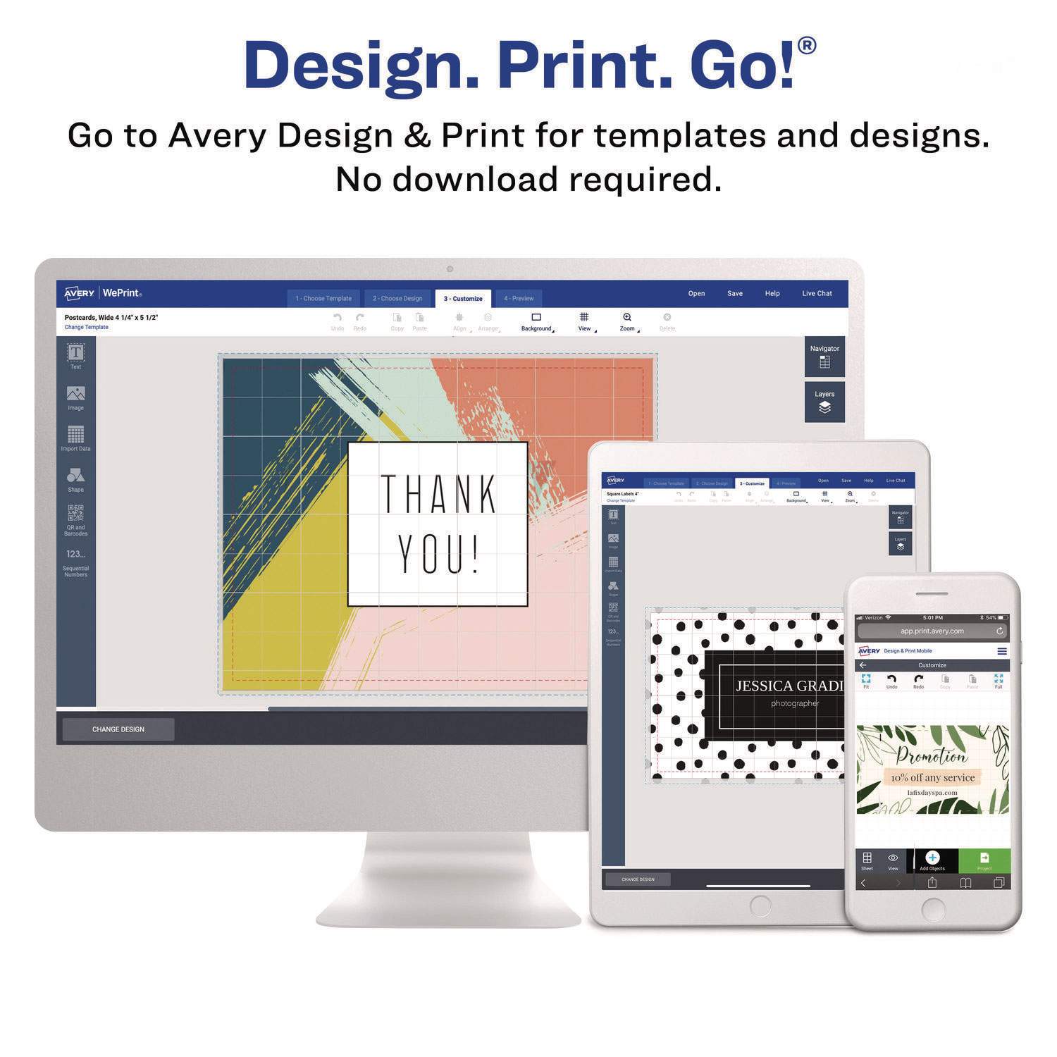 Printable Postcards by Avery® AVE8387 | OnTimeSupplies.com