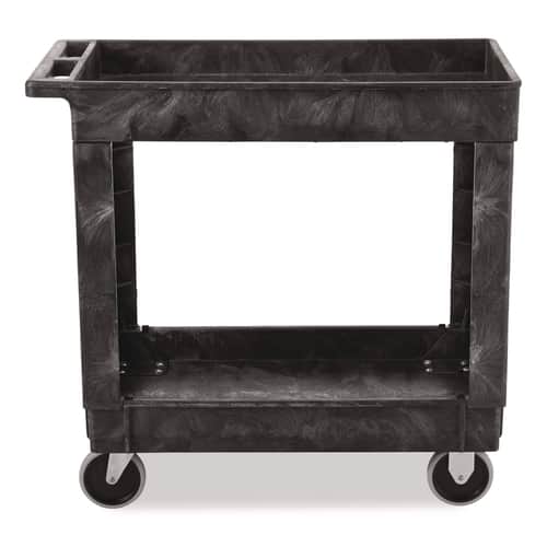 Heavy-Duty Flat-Handle Maintenance/Utility Cart by Rubbermaid ...